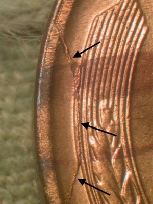 1941-S Rare!! PreRetained Cud NICE Gem BU Uncirculated Red Lincoln Wheat Cent#1 - Image 1 of 3