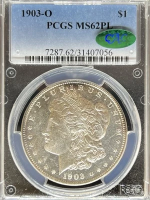 1903-O Morgan Dollar MS62PL PCGS CAC (#PA31407056) - Image 1 of 2