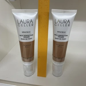 LAURA GELLER SPACKLE SKIN PERFECTING PRIMER ORIGINAL BRONZE 2 OZ (LOT OF 2) - Picture 1 of 2