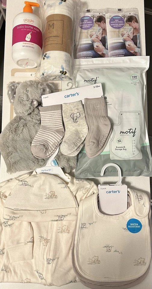 Baby Items Lot New - Gender Neutral - Boy or Girl - Baby Shower Gifts - Carter’s - Image 1 of 1