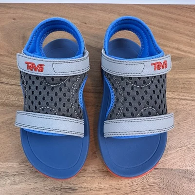 Nuevo Niños Pequeños Teva Psyclone XLT 1019538 Azul Exterior Sandalias Zapatos Talla 9 C Foto 1 de 4