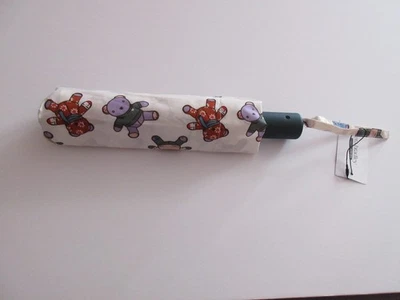 Vera Bradley Automatic Open/Close Umbrella Tossed Teddies Print New With Tag - Image 1 of 3