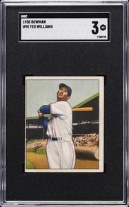 1950 BOWMAN TED WILLIAMS SGC 3 - Picture 1 of 2