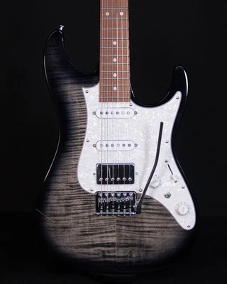 Ibanez AZ22S1F Flame top Electric, Transparent Black Sunburst - Image 1 of 4