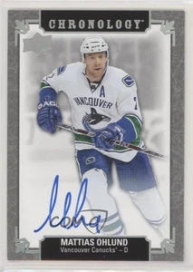 2019-20 Upper Deck Chronology Franchise History Mattias Ohlund #FH-VA-MO automático - Imagen 1 de 4