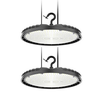 2PCS 200W UFO LED High Bay Light Warehouse Garage Shop Area Lighting AC 100-277V - Image 1 of 4