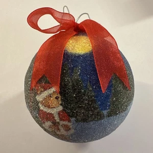 Oso de peluche Dillards vintage adorno de Navidad 2002 100 aniversario - Imagen 1 de 8