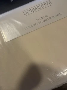 JUEGO FUNDA NÓRDICA DORMISETTE ALEMÁN LUJO FRANELA ALGODÓN 3 PIEZAS KING NATURAL NUEVO - Imagen 1 de 6