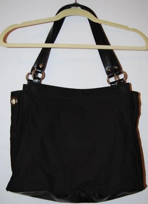 Bolsa base Miche Prima grande, 2 alças planas de 20,5" e 4 clipes de mosquetão preta - Imagem 1 de 4