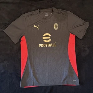 Men’s AC Milan Black Puma Training Jersey Size L NWT - Picture 1 of 9