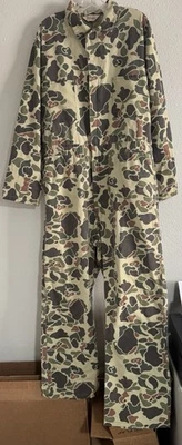 Vintage Walls Coveralls Mens XL -Tall Realtree Camo Hunting Canvas Lightweight - Image 1 of 4