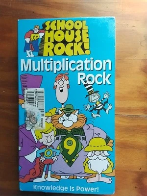 Schoolhouse Rock Multiplication Rock VHS Sealed - Image 1 of 3