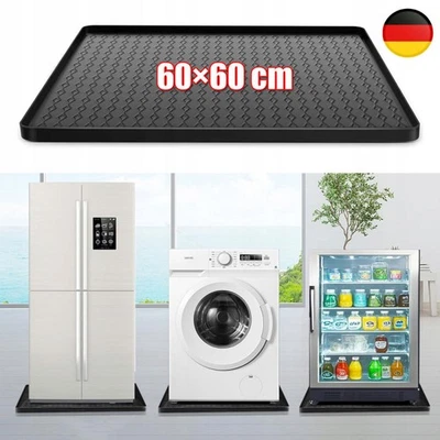Washing Machine Pad 60x60cm, Non Slip Mat Laundry Room Kitchen Worktop - Image 1 of 4
