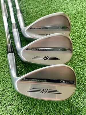 Titleist Vokey SM10 Set zeppa 50 54 58 zeppa flessibile mano destra mazza da golf uomo - Immagine 1 di 4