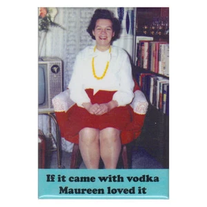 If It Came With Vodka.. steel funny fridge magnet (dm) - Picture 1 of 1