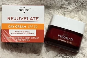 100% Lacura Rejuvelate Day Cream SPF 30 Anti Wrinkle Firming 50ML - Picture 1 of 2