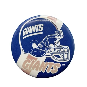 New York Giants Pin Back Button NFL Giants Helmet Metal Vintage 1988 - Picture 1 of 8
