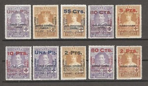 SPAGNA 1927 SG 460/469 NUOVO DI ZECCA - Foto 1 di 2