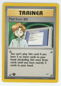 Tarjeta de Pokémon Common Neo Destiny 2000 WOTC Mail from Bill 105/105 1a Edición - Imagen 1 de 7