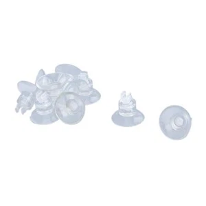 Window Glass Wall Suction Cup Hook Sucker Pads Hanger Clear 1 Inch Dia 10 Pcs - Picture 1 of 5