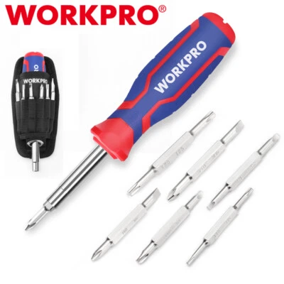 WORKPRO 15-in-1 Multi-bit Screwdriver Set Slotted/Philip/Torx/Square Screwdriver - Image 1 of 4