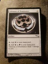 Talisman of Dominance Mirrodin Magic the Gathering MTG