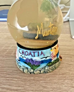 Snow Globe - Croatia Hrvatska Seascape and Island -  Sell for Charity - Picture 1 of 9