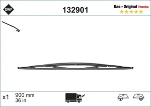 Limpiaparabrisas 900/36mm 16x6mm Montaje SWF 132901 - Imagen 1 de 5