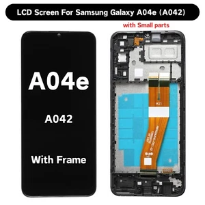For Samsung Galaxy A04e (A042) LCD Display Touch Screen Digitizer Assembly+Frame - Picture 1 of 8