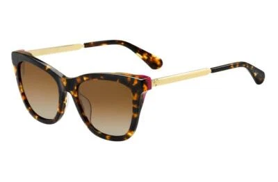 Очки солнцезащитные женские Kate Spade Alexane/S 0T4 53 мм Havana розовые коричневые класс поляризованные - Изображение 1 из 4