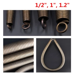 1/2" 1" 1.2" Internal Pipe Bending Spring for Bend 15mm 25mm 35mm Hose PVC Tube - Picture 1 of 8