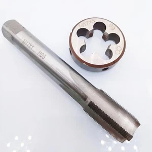 M17 x 1 mm Gewindebohrer & M17 x 1,0 mm Matrize Metrisches Gewinde Rechtshänder - Bild 1 von 4