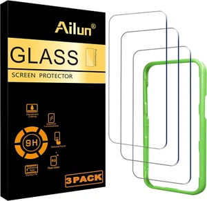 Pack 3 Protecteurs d'écran pour Iphone 16 Pro [6,3 Pouces] avec Cadre d'installation, Te - Photo 1 sur 11