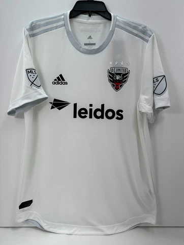 Men's Climalite Official Licensed Product of MLSLogo Tee DC United White/Grey L Cover