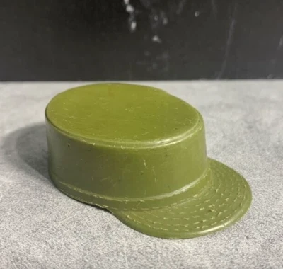 RARE - Vintage G.I. Joe 1960s - Green Fatigues Hat for 12" Figure Hong Kong - Image 1 of 4