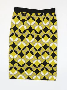 Jasper Conran Womens Yellow Cotton Blend Skirt Size 10 - Picture 1 of 12