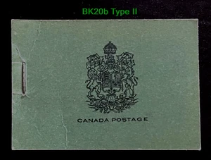 *RARE & FRESH* Medallion Issue Canada# BK20b George V (1933) Type II Booklet MNH - Picture 1 of 5