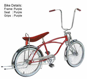 CHOPPER CRUISER NEW BICYCLE VINYL SILVER SPARKLE LOWRIDER SEAT FOR LOWRIDER