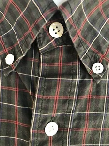 J Crew mehrfarbig kariertes langärmliges Herrenhemd aus 100 % Baumwolle, Gr. Lg 17/34 - Bild 1 von 3