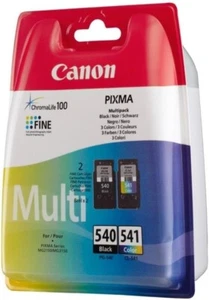 MULTI PACK DE 2 CARTOUCHES D'ENCRE CANON PG 540 + CL 541 - BLACK + COLOR - Afbeelding 1 van 1