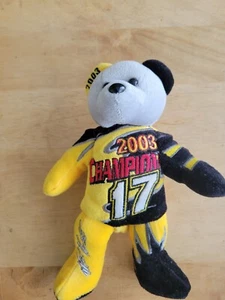 Team Bears Plush Nascar Driver Matt Kenseth 2003 Champion Bear. C - Picture 1 of 5