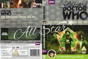 DOCTOR WHO - The Creature From The Pit DVD Cover Signed by Lalla Ward 01 (MC) - Picture 1 of 1