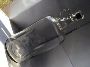 Antique Glass Jug Glass Handle Medicine Bottle Boston with Cap - Bild 1 von 13
