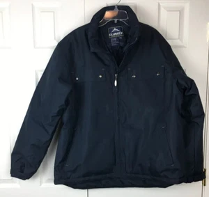 Nueva con etiquetas Chaqueta forrada de nailon Oxford Funcionamiento Climate Concepts para hombre XXL azul marino azul marino con cremallera - Imagen 1 de 5