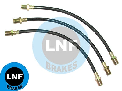 ACF Armleder Autocar Available Biederman Truck Brake Hose Front Rear Set x3 - Image 1 of 2