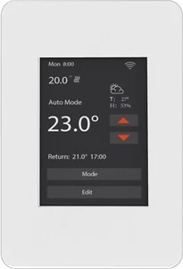 Termostato Wi-Fi Drexma WiStat para calefacción eléctrica en suelo radiante - Imagen 1 de 3