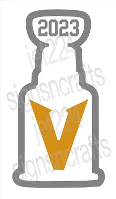 CALCOMANÍA ADHESIVA Vegas Golden Knights Copa Stanley 2023 Foto 1 de 4