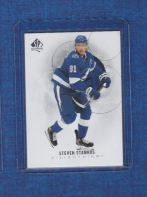 2020-21 Upper Deck SP Authentic Hockey # 53 Steven Stamkos - Image 1 of 2
