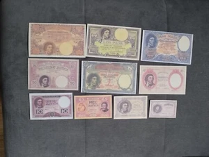 POLAND set of 6 banknotes 1919-1924 KOŚCIUSZKO   - Zdjęcie 1 z 2