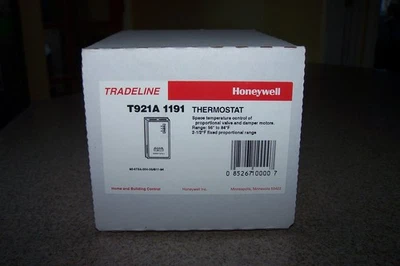 T921A 1191 NUEVO SIN USAR TERMOSTATO HONEYWELL VÁLVULA DE HÉLICE AMORTIGUADOR CONTROL TRADELINE Foto 1 de 4